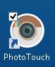 Seleccionar el icono de PhotoTouch en tu escritorio de trabajo.